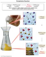 Precipitation reaction example