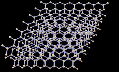 Graphite atomic structure