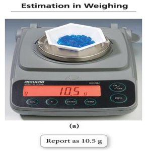 Analytical balance for weighing
