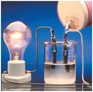 Electrical conductivity in ionic solutions