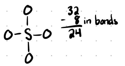 Lewis structure electron distribution example