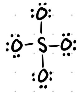 Lewis structure octet filling example