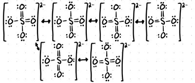 Resonance structure example