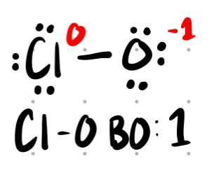 ClO- Lewis structure