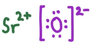 SrO Lewis symbol
