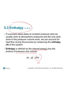Enthalpy definition