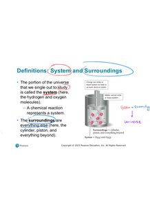 System and surroundings definition