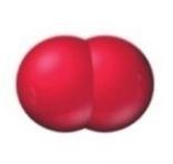 Molecular models of reactants and products