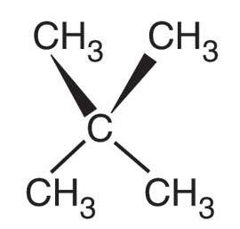Neopentane structure