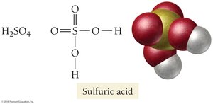 Sulfuric acid structure