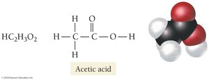 Acetic acid structure