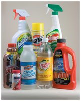Household products containing bases