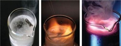 Alkali metals reacting with water