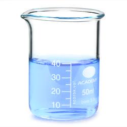 Beaker with very dilute solution