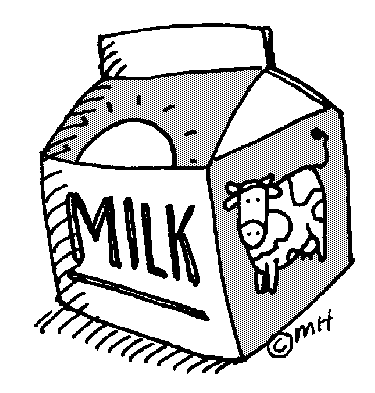 Milk carton, representing a colloid