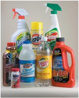 Household products containing bases