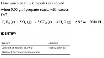 Thermochemical equation practice