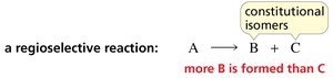 Regioselective reaction