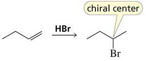 Chiral center, stereoisomers form