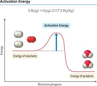 Reaction energy profile diagram