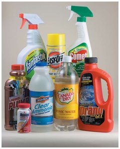 Household products containing bases