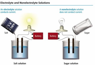 Electrolyte and nonelectrolyte solutions