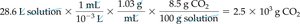 Calculation for mass percent