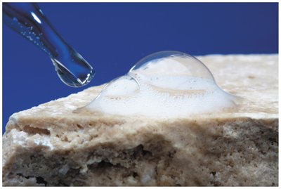 CO2 bubbles from acid-carbonate reaction