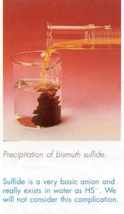Precipitation of bismuth sulfide