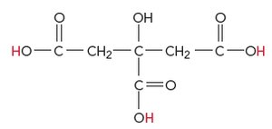 Structure of a polyprotic acid