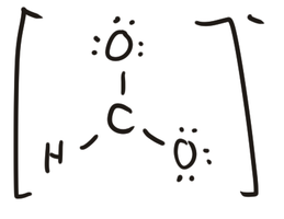 Resonance structures for HCO2-
