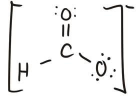 Resonance structures for HCO2-