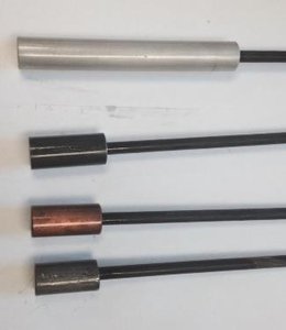 Heating metal rod in water