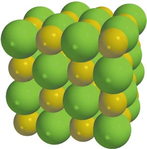 Ionic lattice structure