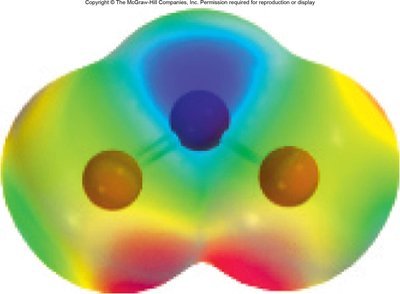 Ozone resonance hybrid with partial charges