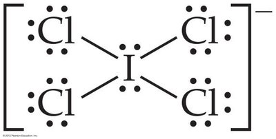 Lewis structure for XeF2 (expanded octet)