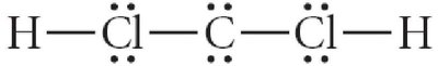 Lewis structure option for CH2Cl2