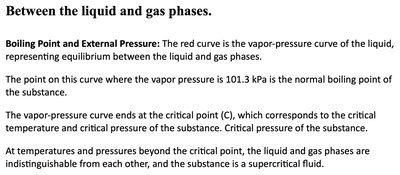 Generic phase diagram for a pure substance