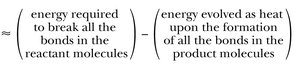 Bond energy calculation formula