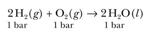 Standard enthalpy reaction equation