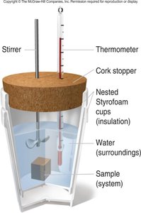 Calorimeter diagram