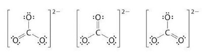 Resonance Structures for CO3^2-