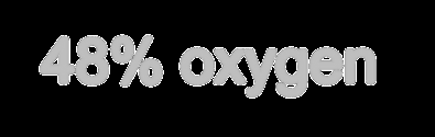 48% oxygen