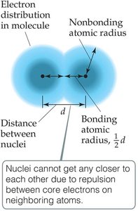 Comparison of atomic and ionic radii for various ions