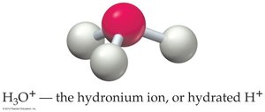 Hydronium ion structure