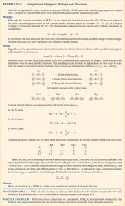 Example of using formal charges in Lewis structures