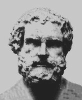 Ancient philosopher associated with early atomic theory