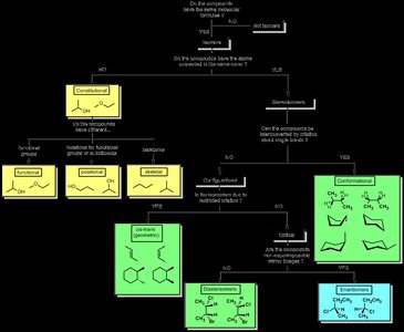 Isomer classification flowchart