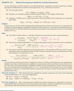 Worked example: equilibrium and Gibbs energy