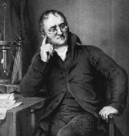 Portrait of John Dalton, a key figure in atomic theory